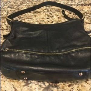 B Makowsky Large Shopper Bag Black